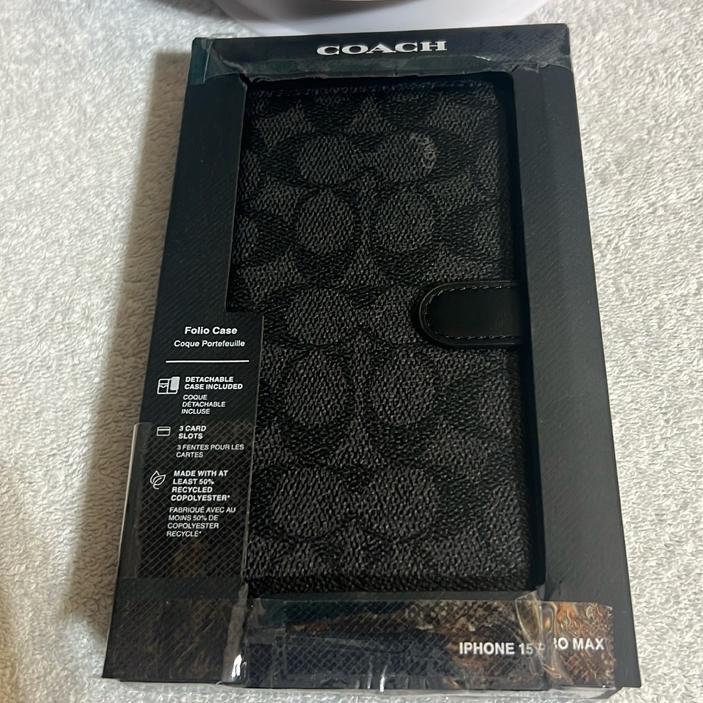 Coach iPhone case
